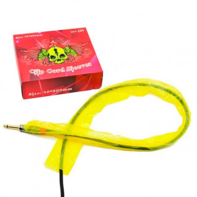 Барьерная защита на клип-корд провод AVA GL-170 yellow, 125 шт