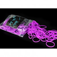 бандажные резинки премиум класса AVA Rubber Band Purple, 200 шт