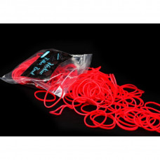 бандажные резинки премиум класса AVA Rubber Band Red, 200 шт