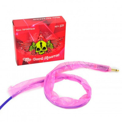 Барьерная защита на клип-корд провод AVA PK-160 pink, 125 шт