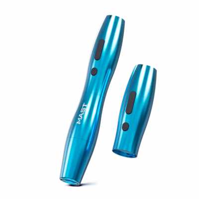 Беспроводная машинка для татуажа - Mast P20 Permanent With 2.5MM Stroke X 2 Power Blue
