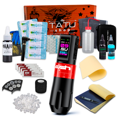 Тату набор Tattoo Kit - KUSH (Red)