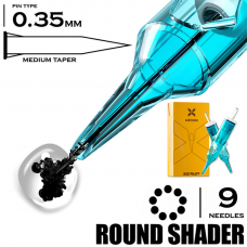 9 RSMT/0.35 - Round Shader Medium Taper - BIG WASP X