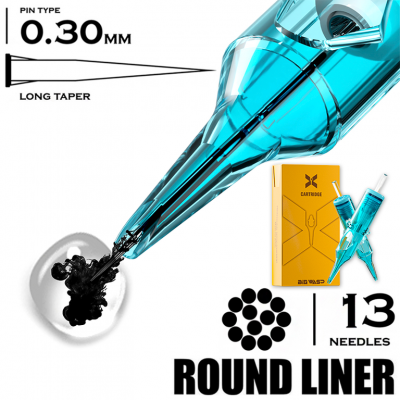 13 RLLT/0.30 - Round Liner Long Taper - BIG WASP X