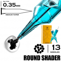 13 RSMT/0.35 - Round Shader Medium Taper - BIG WASP X