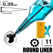 11 RLLT/0.35 - Round Liner Long Taper - BIG WASP X