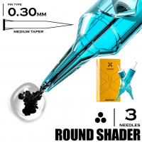 3 RSMT/0.30 - Round Shader Medium Taper - BIG WASP X