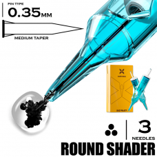 3 RSMT/0.35 - Round Shader Medium Taper - BIG WASP X