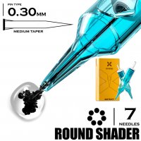 7 RSMT/0.30 - Round Shader Medium Taper - BIG WASP X