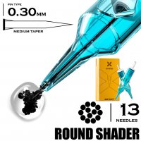 13 RSMT/0.30 - Round Shader Medium Taper - BIG WASP X