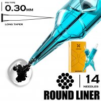 14 RLLT/0.30 - Round Liner Long Taper - BIG WASP X