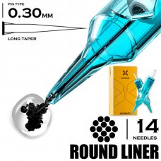 14 RLLT/0.30 - Round Liner Long Taper - BIG WASP X