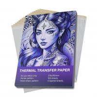 Термокопировальная тату бумага DragoArt Thermal Transfer Paper, 20шт