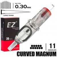 11 CMLT/0.30 - Curved Magnum Bugpin Long Taper "Ez Revolution"