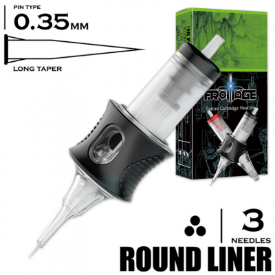 3 RLLT/0.35 - Round Liner Long Taper "DragoArt Frottage"