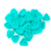 Колпачки силиконовые AVA SKULLDNA Triangle Silicone Ink Cup 2in1 Turquoise (80 шт.)