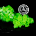Колпачки силиконовые AVA SKULLDNA Triangle Silicone Ink Cup 2in1 Green (80 шт.)