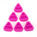 Колпачки силиконовые AVA SKULLDNA Triangle Silicone Ink Cup 2in1 Purple (80 шт.)