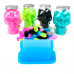Колпачки силиконовые AVA SKULLDNA Big Magnum Silicone Ink Cup Light Blue (80 шт.)