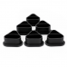 Колпачки силиконовые AVA SKULLDNA Triangle Silicone Ink Cup 2in1 Black (80 шт.)