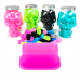 Колпачки силиконовые AVA SKULLDNA Big Magnum Silicone Ink Cup Purple (80 шт.)