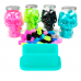 Колпачки силиконовые AVA SKULLDNA Big Magnum Silicone Ink Cup Turquoise (80 шт.)