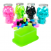 Колпачки силиконовые AVA SKULLDNA Big Magnum Silicone Ink Cup Green (80 шт.)