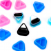 Колпачки силиконовые AVA SKULLDNA Triangle Silicone Ink Cup 2in1 Mix (80 шт.)