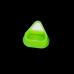 Колпачки силиконовые AVA SKULLDNA Triangle Silicone Ink Cup 2in1 Green (80 шт.)