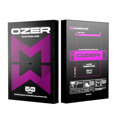 Трансферная бумага для ручного и машинного перевода OZER-M Thermal Transfer Paper, 50шт