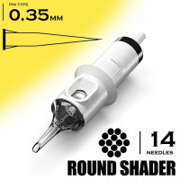 14RS/0,35 MM - ROUND SHADER "QUELLE"