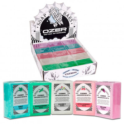 Мыло для ухода за татуировкой OZER Tattoo Care Soap, 50гр - карамель - 1 шт