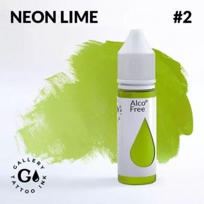 Neon Lime GALLERY Tattoo Ink, 10 мл