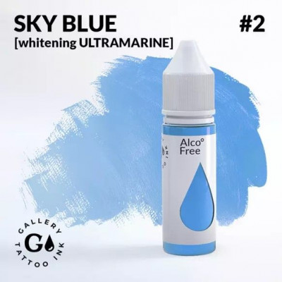 Sky Blue GALLERY Tattoo Ink, 10 мл