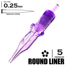 5 RLMT/0.25 - Round Liner Medium Taper "MAST PRO"