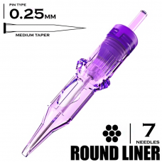 7 RLMT/0.25 - Round Liner Medium Taper "MAST PRO"