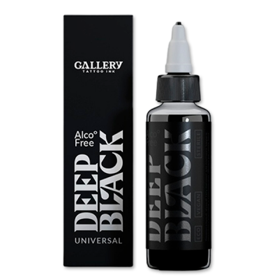 DEEP BLACK GALLERY TATTOO INK, 200мл