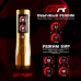 Беспроводная тату машинка AVA GT Pen GTR Adjustable Stroke 2.5-5.0mm Gold