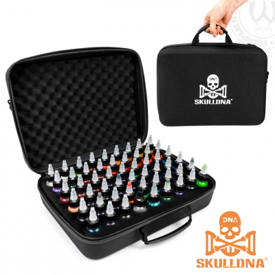 Кейс-сумка для переноски тату краски AVA Skulldna Tattoo Travel Ink Bag Case