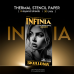 Трансферная бумага увеличенная AVA SKULLDNA INFINIA Thermal Stencil Paper Premium, 30 листов
