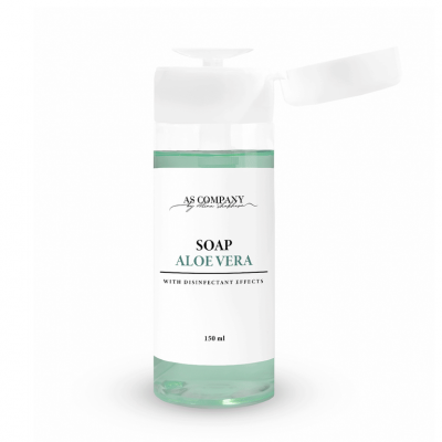 Жидкое мыло с дезинфицирующим эффектом дозатор AS-Company (Алоэ), 150мл