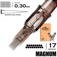 17 MGLT/0.30 - Magnum Bugpin Long Taper "EZ FILTER"