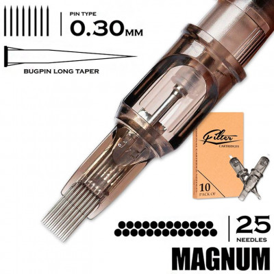 25 MGLT/0.30 - Magnum Bugpin Long Taper "EZ FILTER"