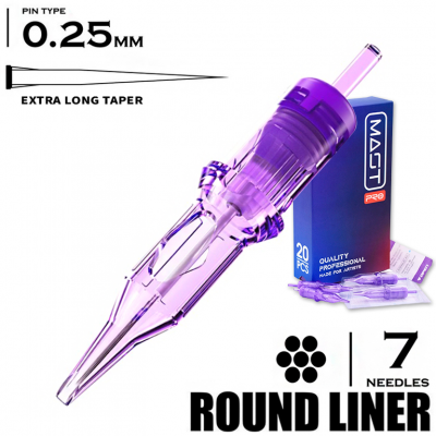 7 RLT/0.25 - Round Liner Extra Long Taper "MAST PRO"