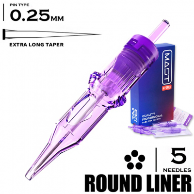 5 RLT/0.25 - Round Liner Extra Long Taper "MAST PRO"