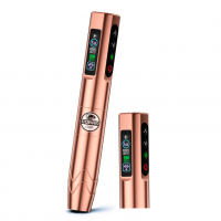 Беспроводная машинка для тату и татуажа Cobra Magi P9 Multi-Mode Stroke 3.0mm X 2Power Rose Gold