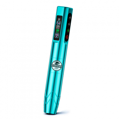 Беспроводная машинка для тату и татуажа Cobra Magi P9 Multi-Mode Stroke 3.0mm Blue