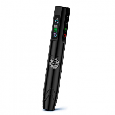 Беспроводная машинка для тату и татуажа Cobra Magi P9 Multi-Mode Stroke 3.0mm Black