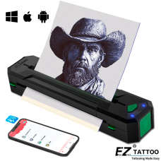 Беспроводной тату принтер EZ Wireless Transfer Stencil Printers Black Беспроводной тату принтер EZ Wireless Transfer Stencil Printers Black