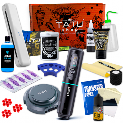 Тату набор Tattoo MAST Archer 2 Max Black